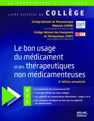 Couverture : Le bon usage du médicament et des thérapeutiques non médicamenteuses · 6e éd. (2024)